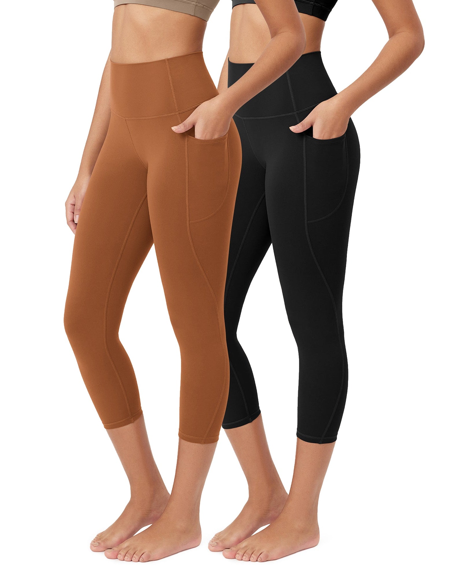 ODCLOUD 2-Pack 23�Buttery Soft Lounge Yoga Leggings with Pockets - ododos