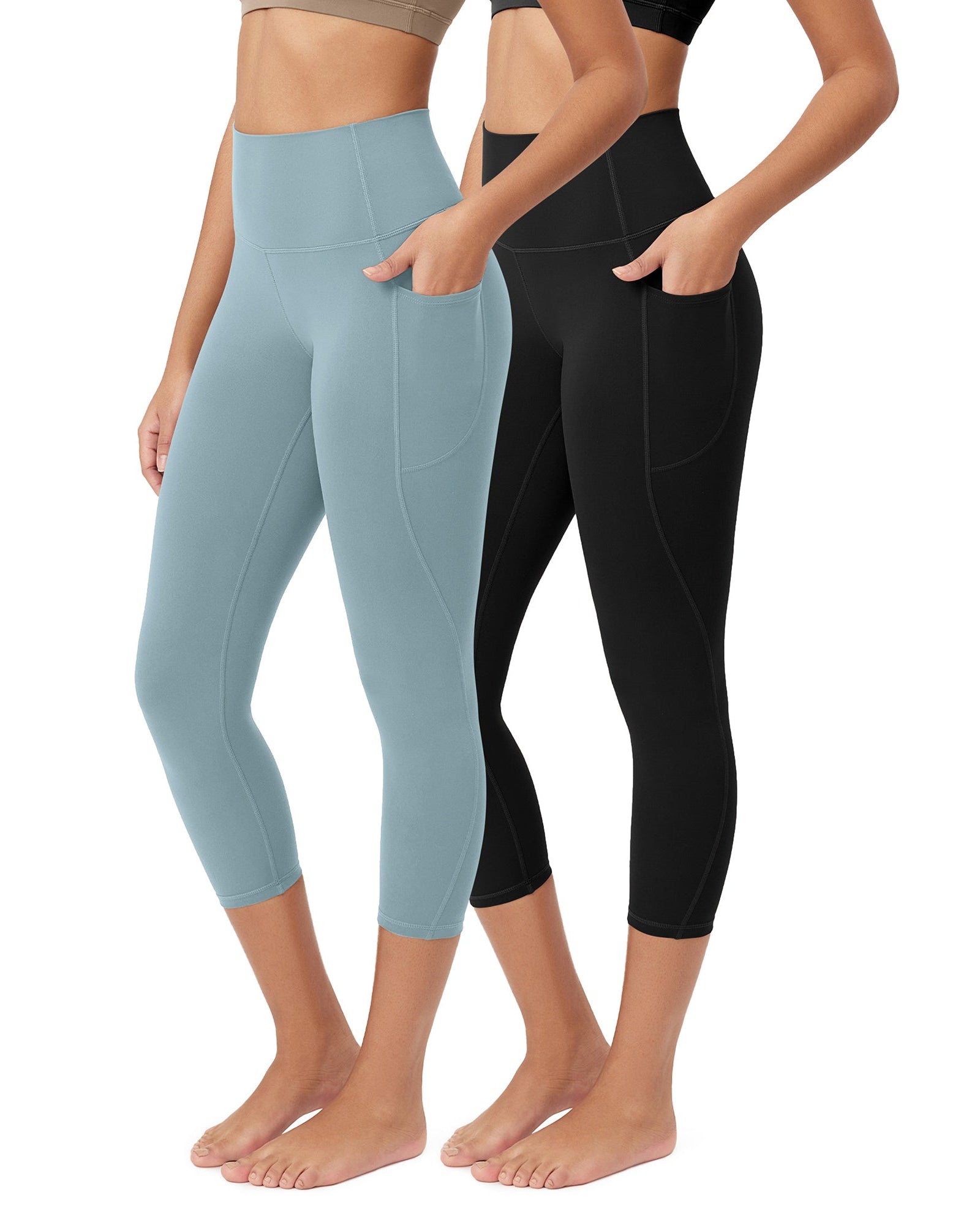 ODCLOUD 2-Pack 23�Buttery Soft Lounge Yoga Leggings with Pockets - ododos