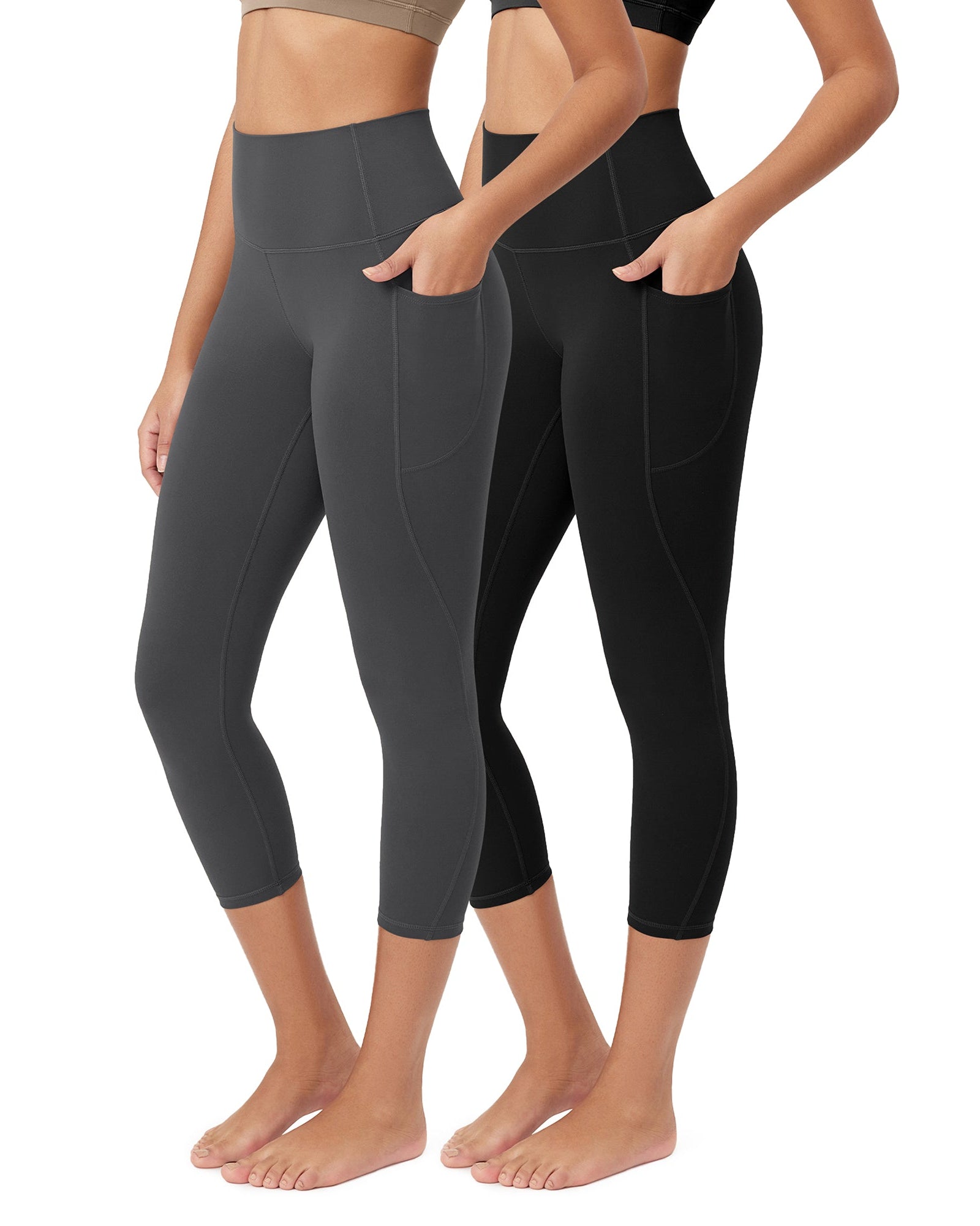 ODCLOUD 2-Pack 23�Buttery Soft Lounge Yoga Leggings with Pockets - ododos