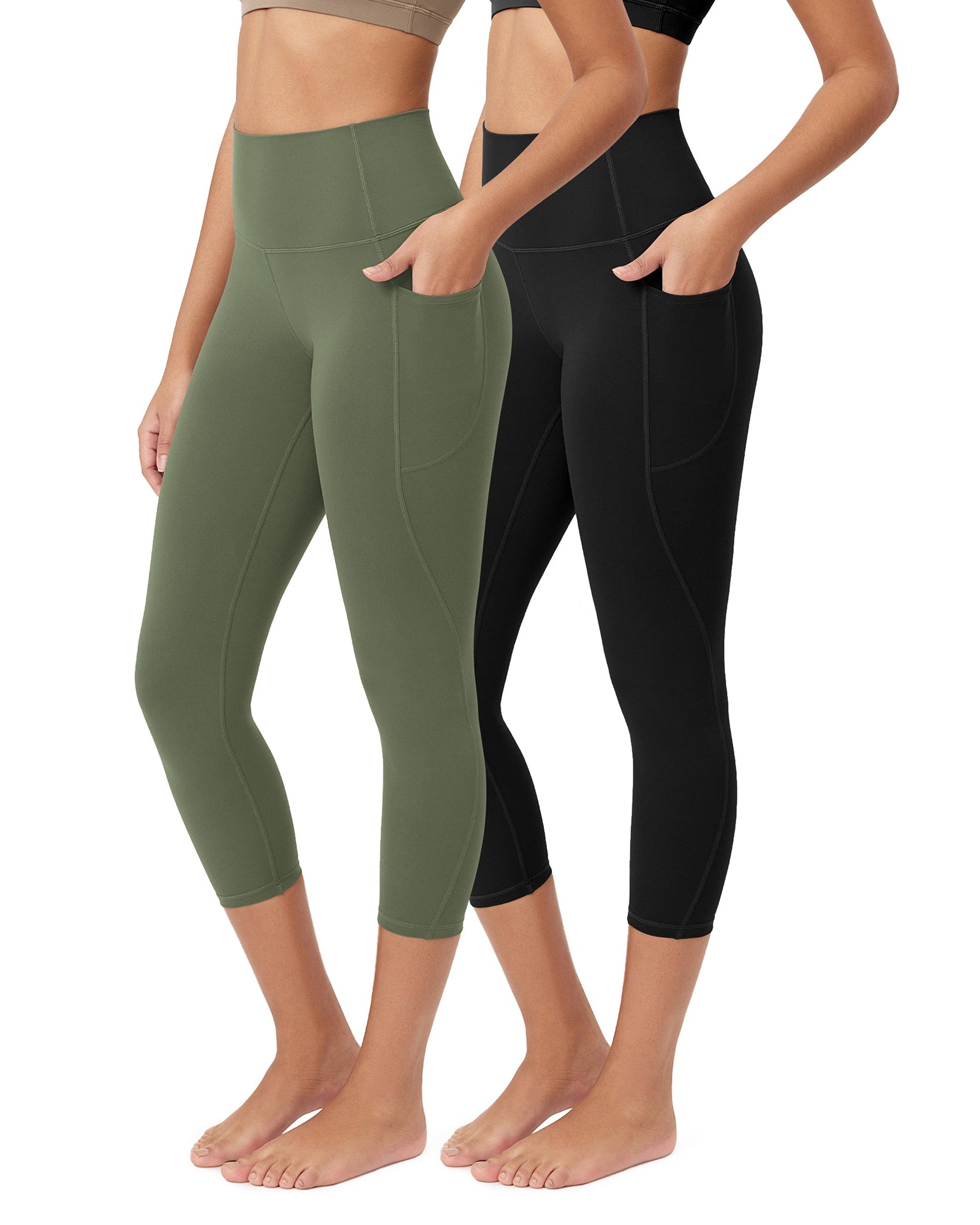ODCLOUD 2-Pack 23�Buttery Soft Lounge Yoga Leggings with Pockets - ododos
