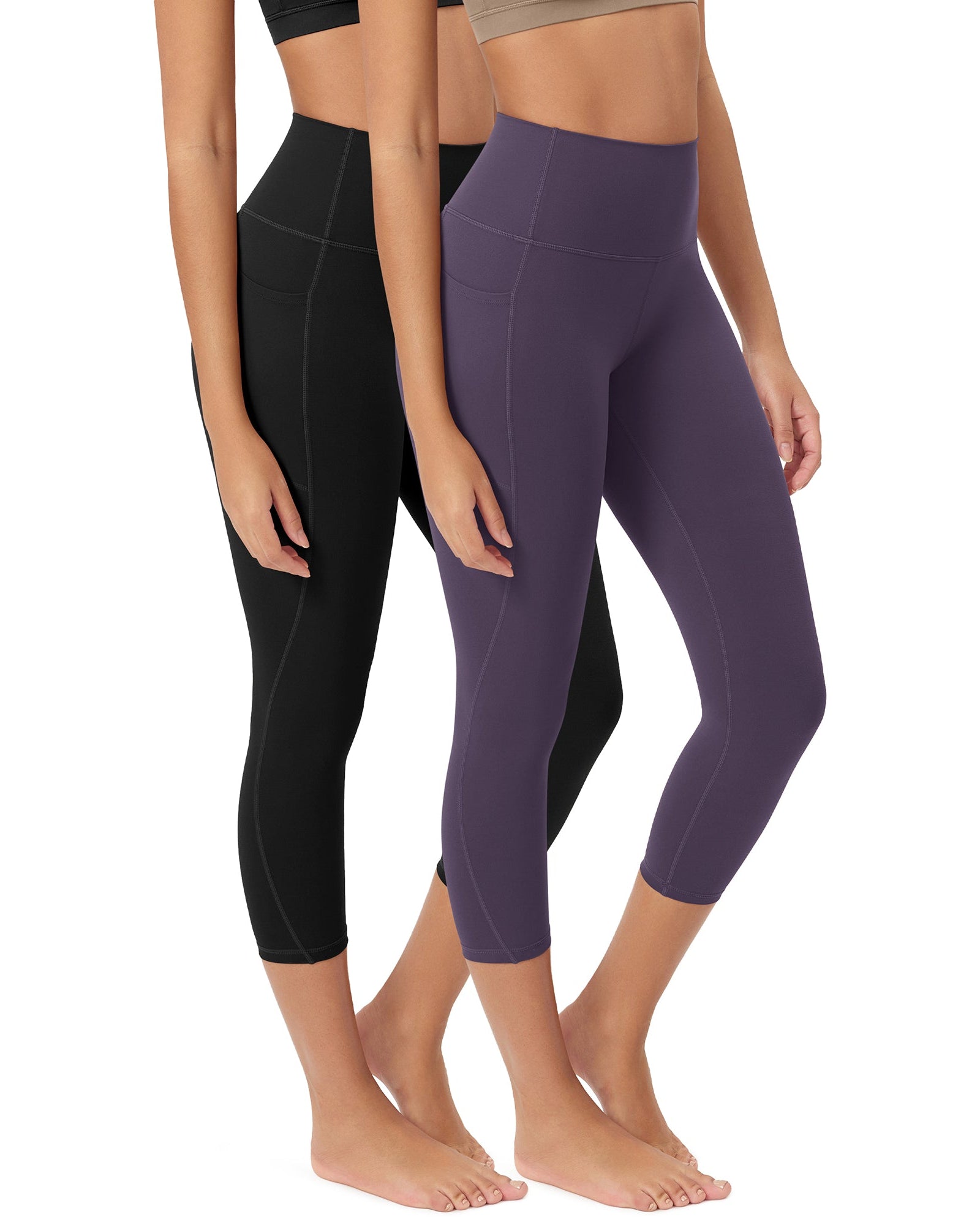 ODCLOUD 2-Pack 23�Buttery Soft Lounge Yoga Leggings with Pockets - ododos