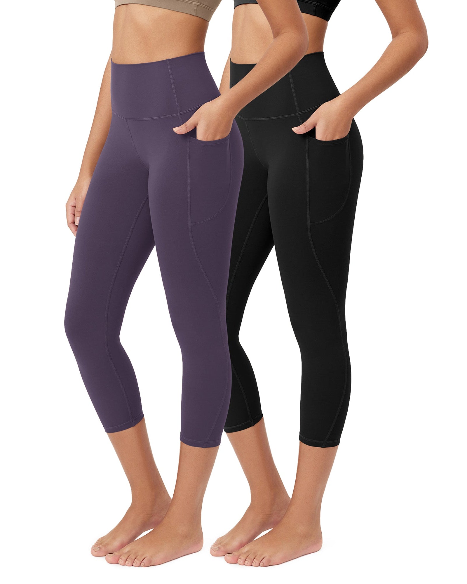 ODCLOUD 2-Pack 23�Buttery Soft Lounge Yoga Leggings with Pockets - ododos