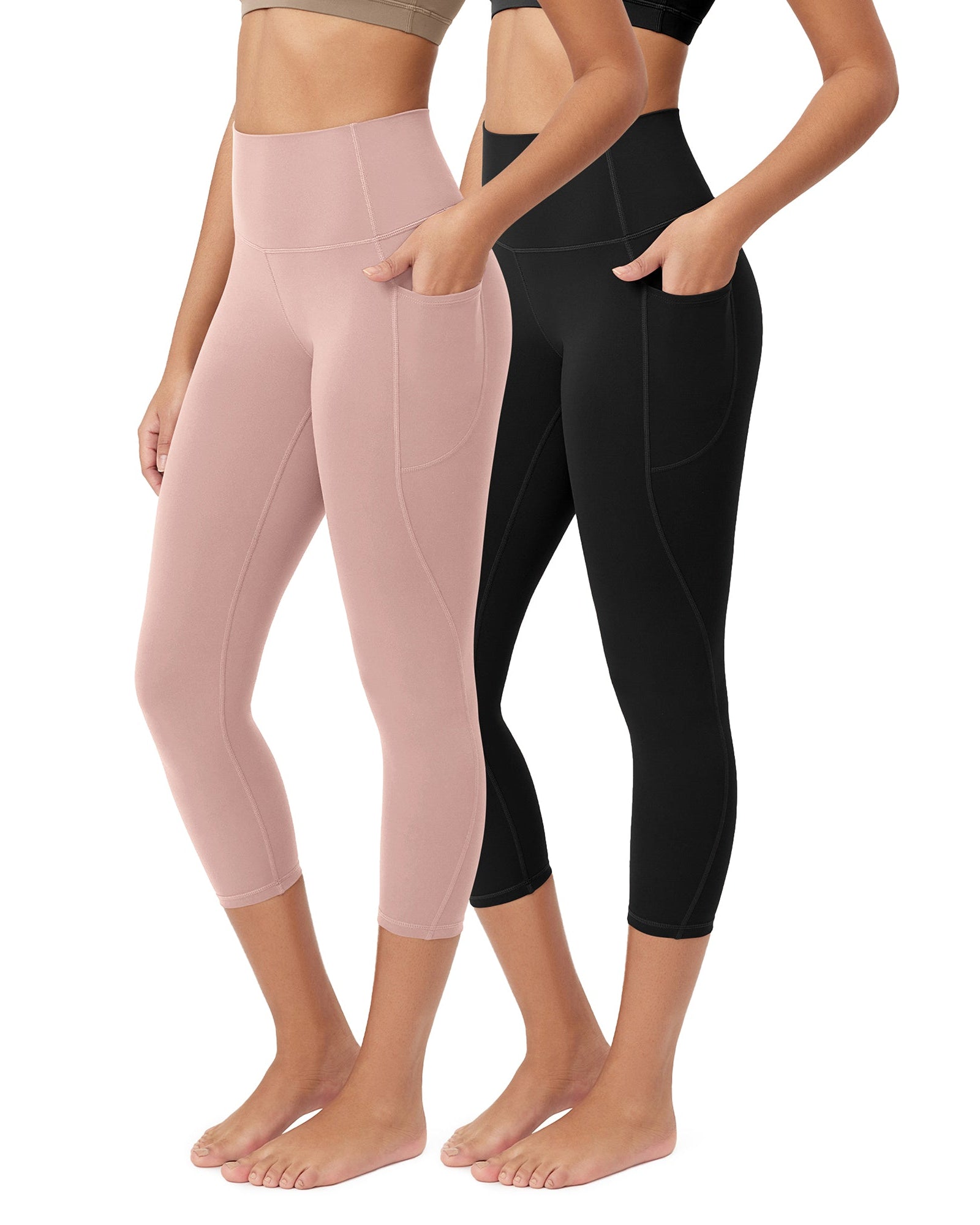 ODCLOUD 2-Pack 23�Buttery Soft Lounge Yoga Leggings with Pockets - ododos