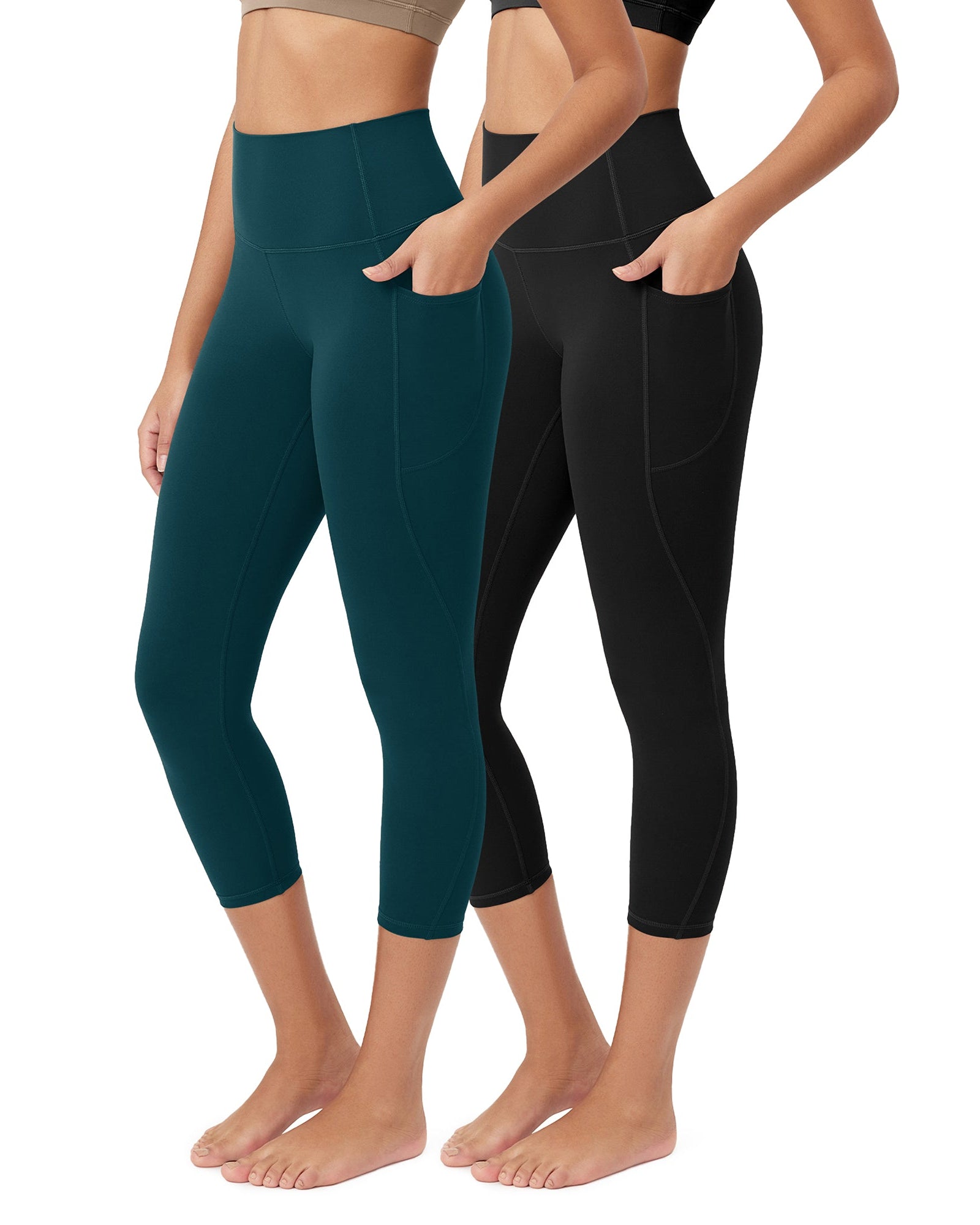 ODCLOUD 2-Pack 23�Buttery Soft Lounge Yoga Leggings with Pockets - ododos