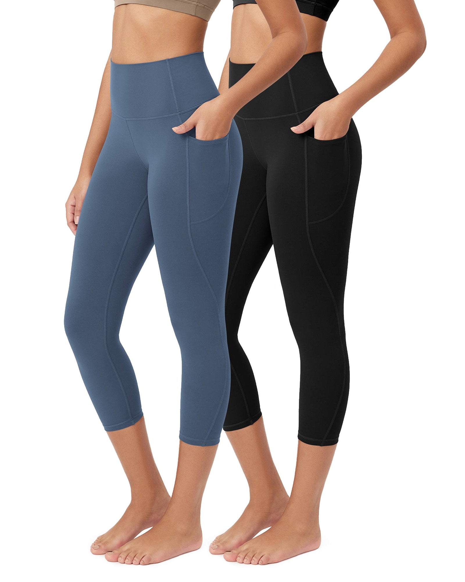 ODCLOUD 2-Pack 23�Buttery Soft Lounge Yoga Leggings with Pockets - ododos