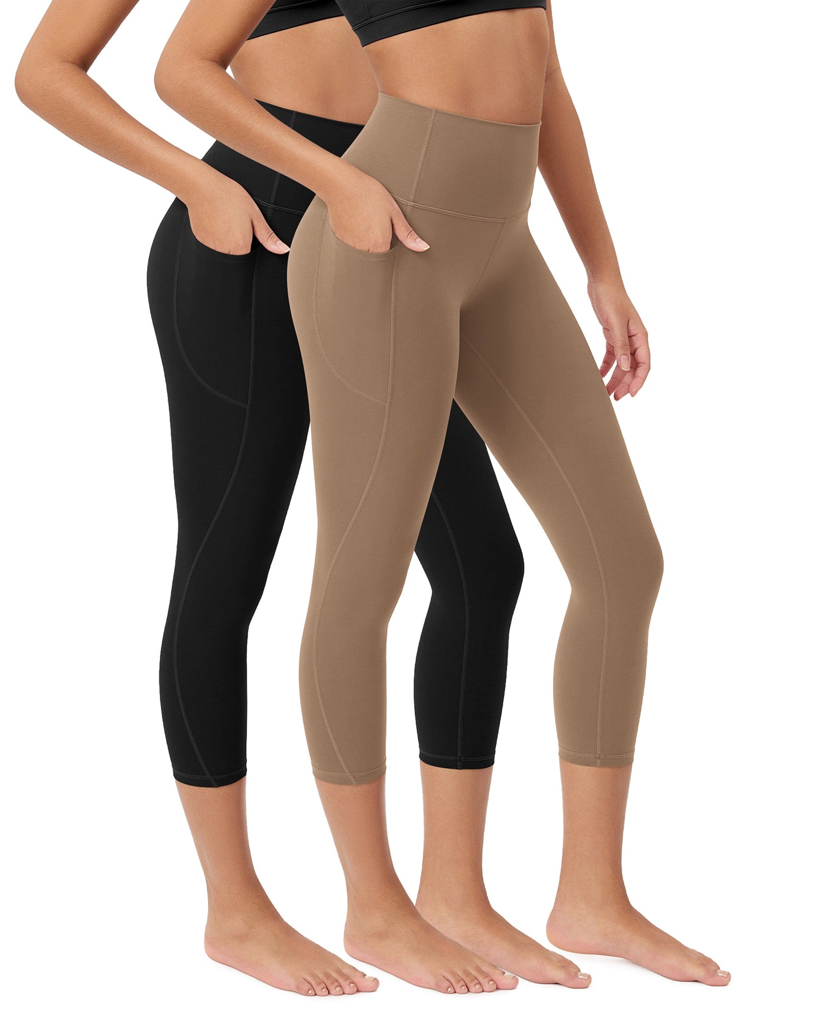 ODCLOUD 2-Pack 23�Buttery Soft Lounge Yoga Leggings with Pockets - ododos