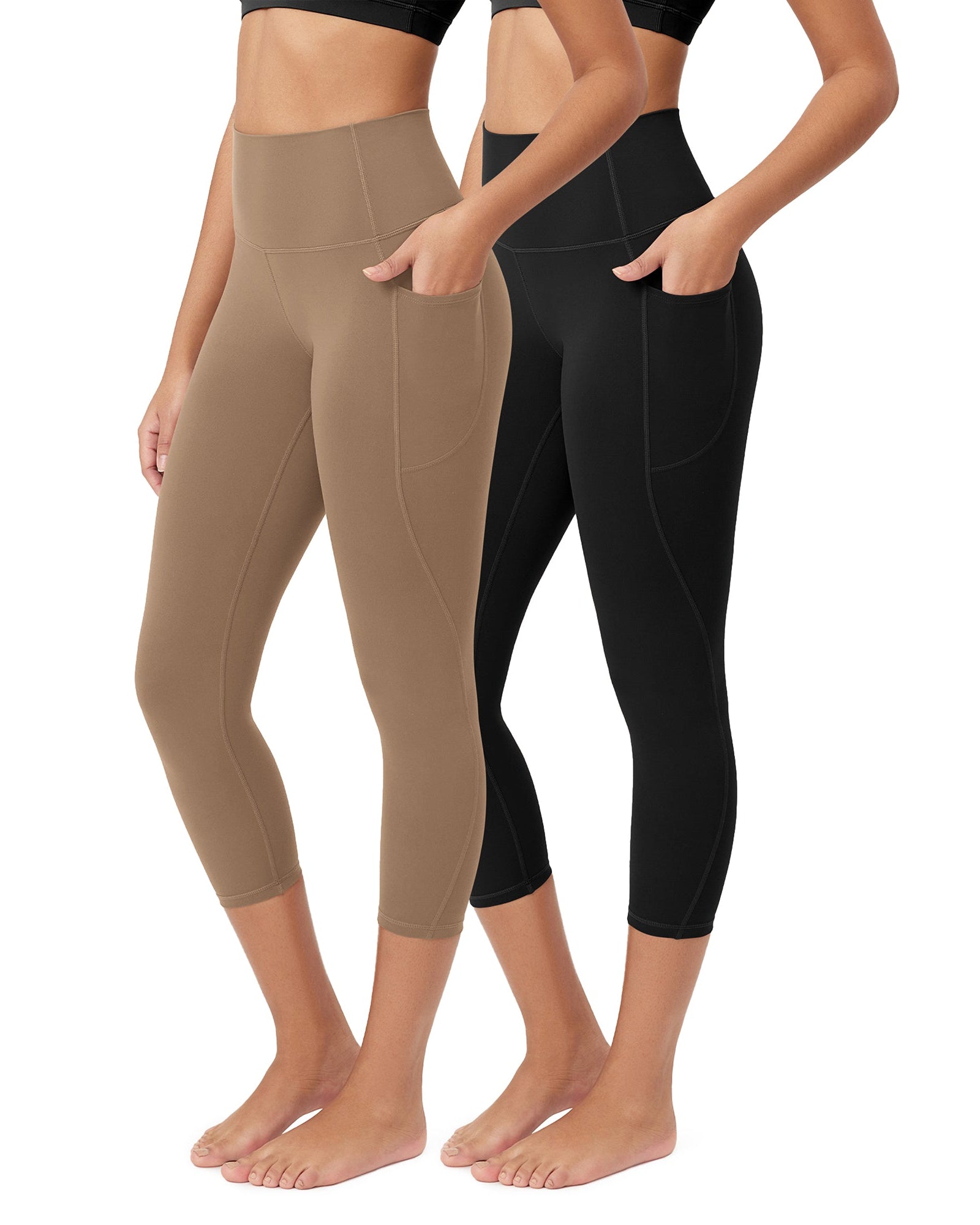 ODCLOUD 2-Pack 23�Buttery Soft Lounge Yoga Leggings with Pockets - ododos