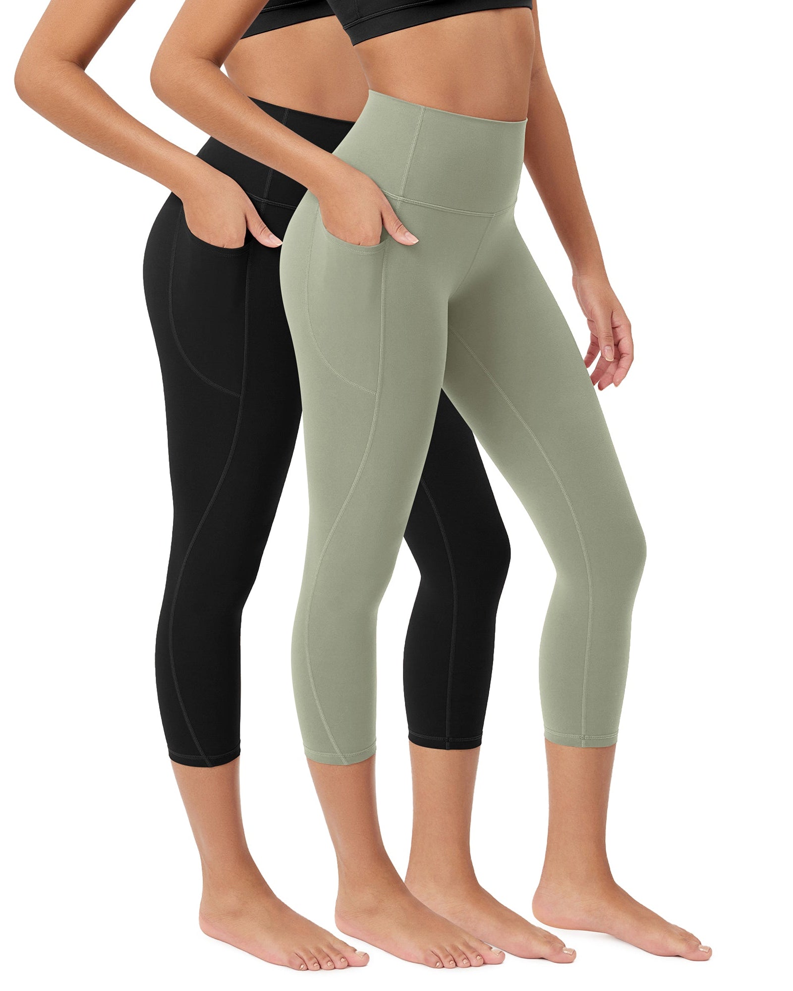 ODCLOUD 2-Pack 23�Buttery Soft Lounge Yoga Leggings with Pockets - ododos