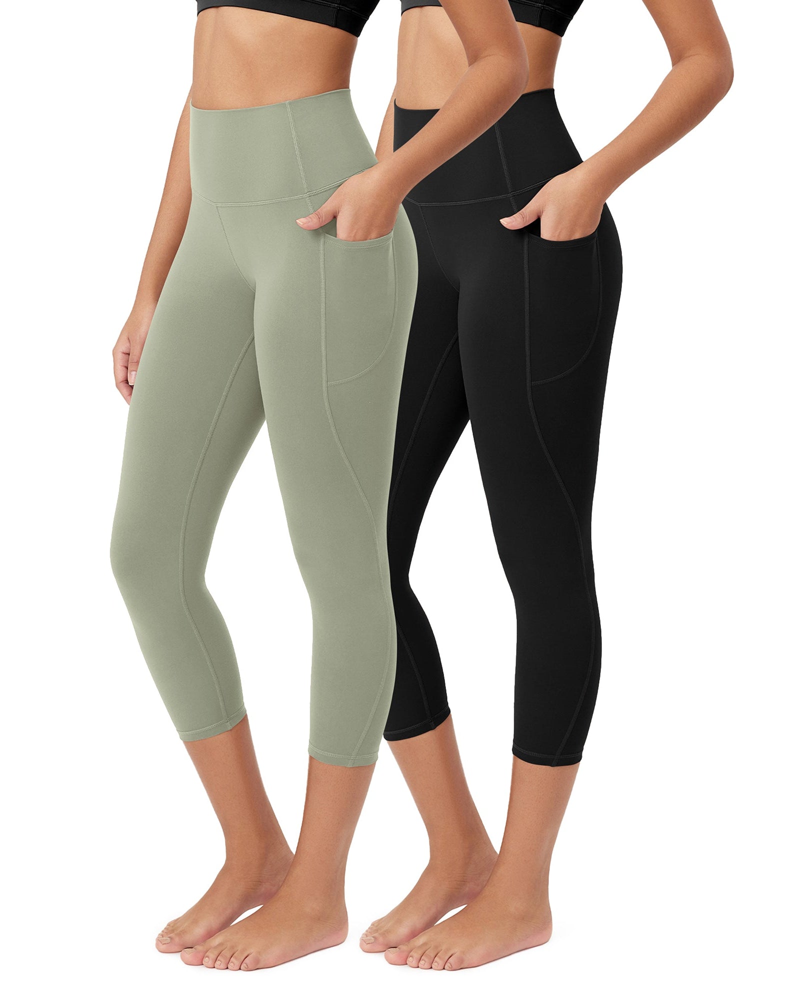 ODCLOUD 2-Pack 23�Buttery Soft Lounge Yoga Leggings with Pockets - ododos