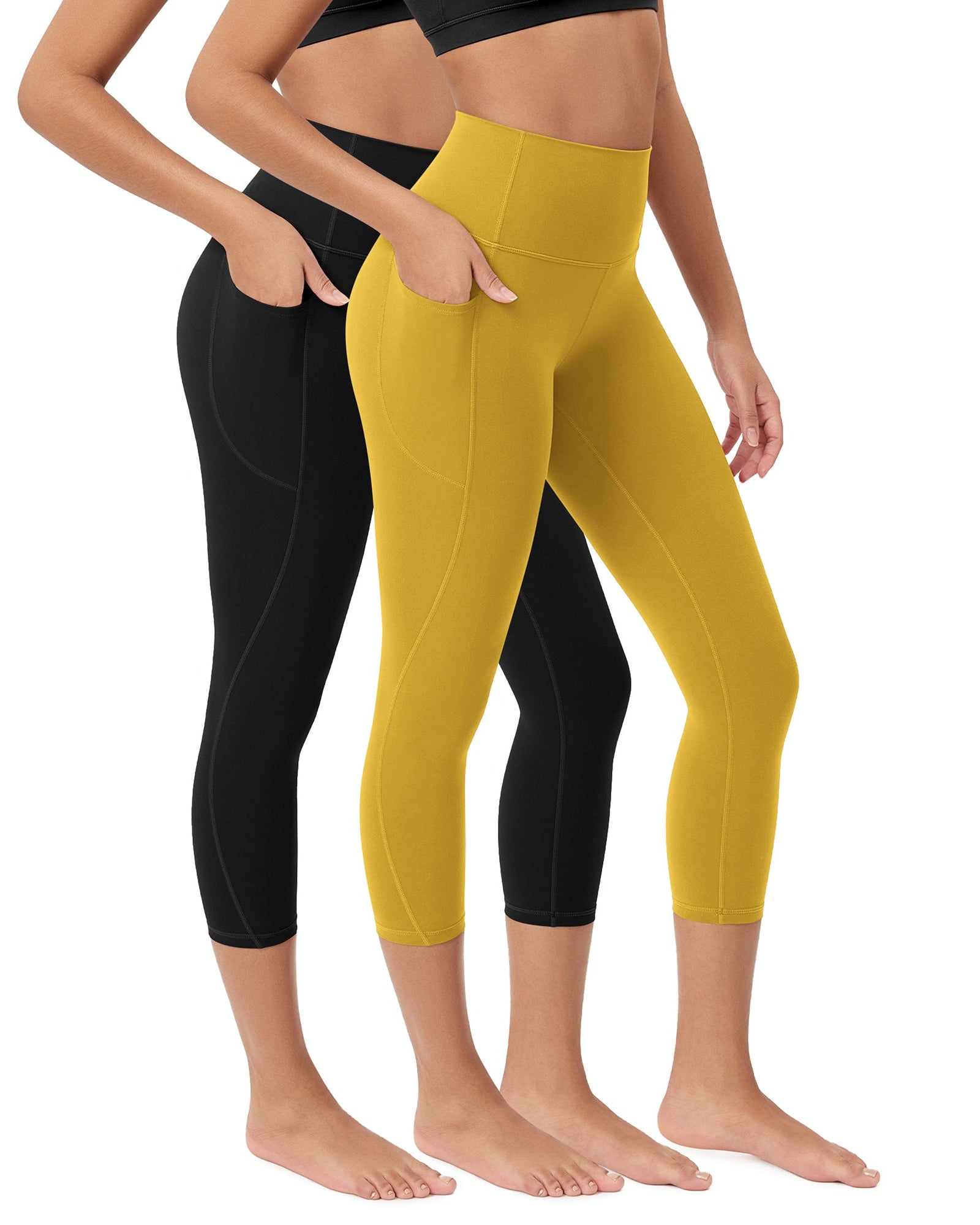 ODCLOUD 2-Pack 23�Buttery Soft Lounge Yoga Leggings with Pockets - ododos