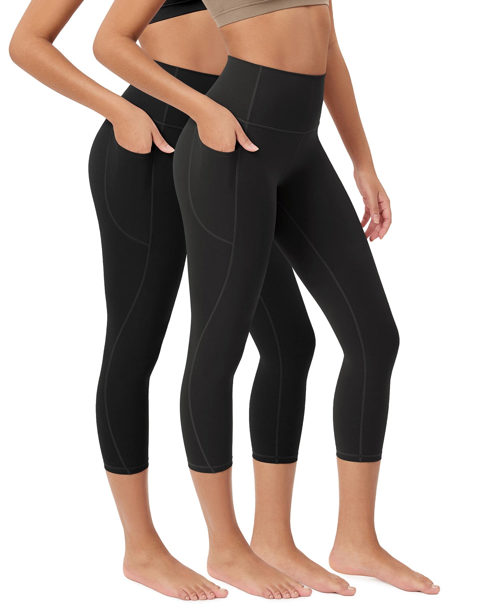 ODCLOUD 2-Pack 23�Buttery Soft Lounge Yoga Leggings with Pockets - ododos