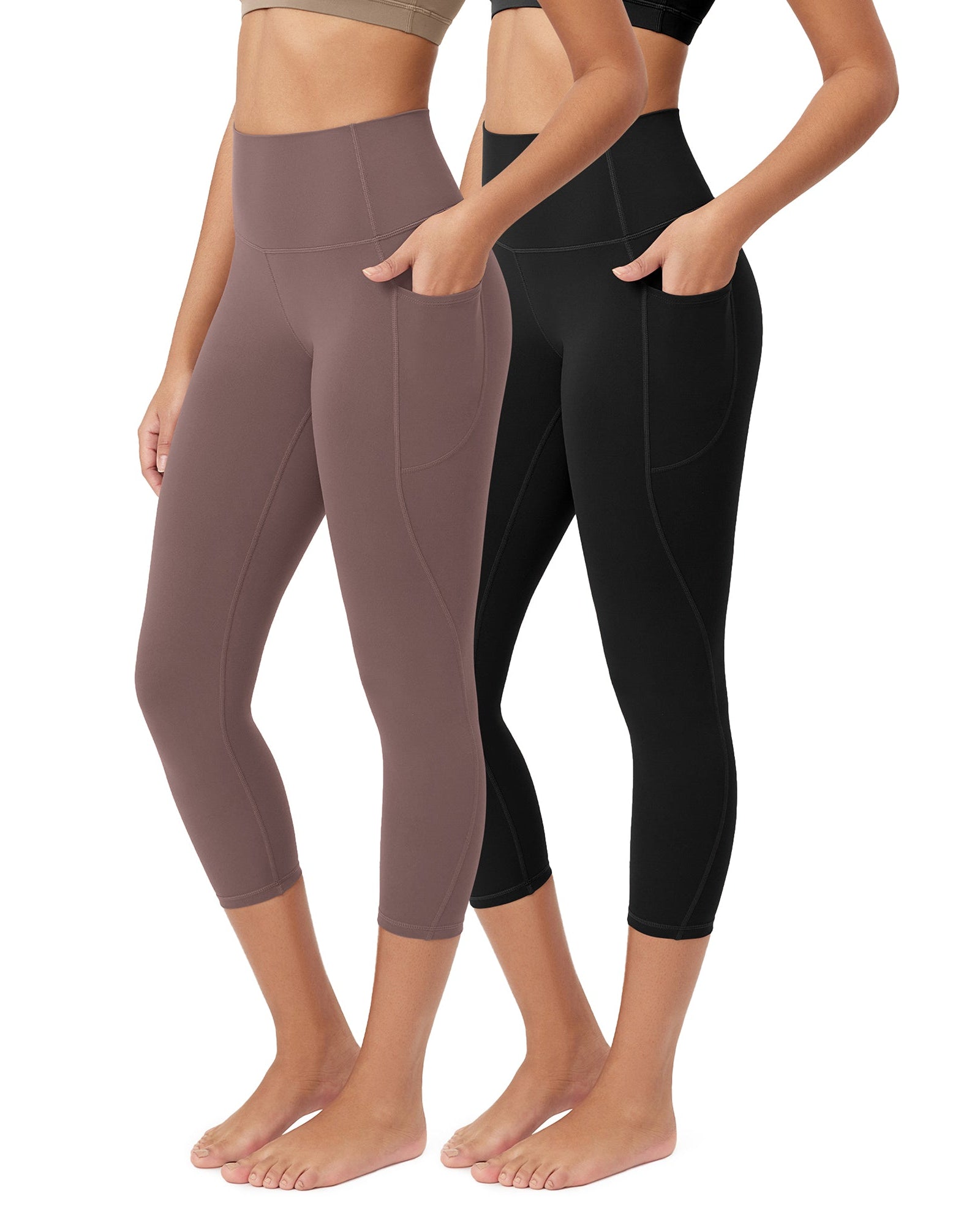 ODCLOUD 2-Pack 23�Buttery Soft Lounge Yoga Leggings with Pockets - ododos
