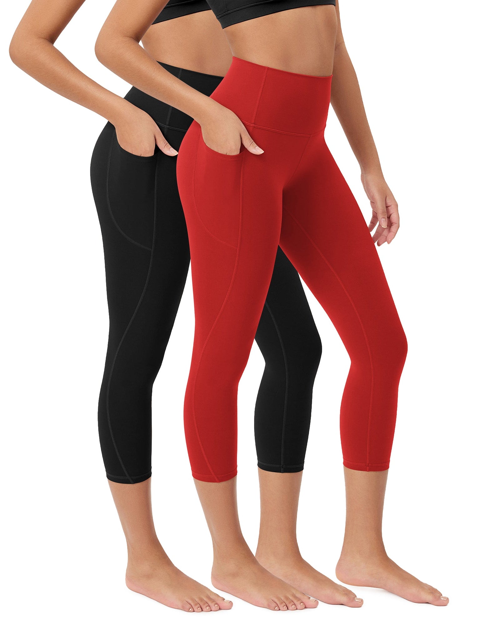 ODCLOUD 2-Pack 23�Buttery Soft Lounge Yoga Leggings with Pockets - ododos