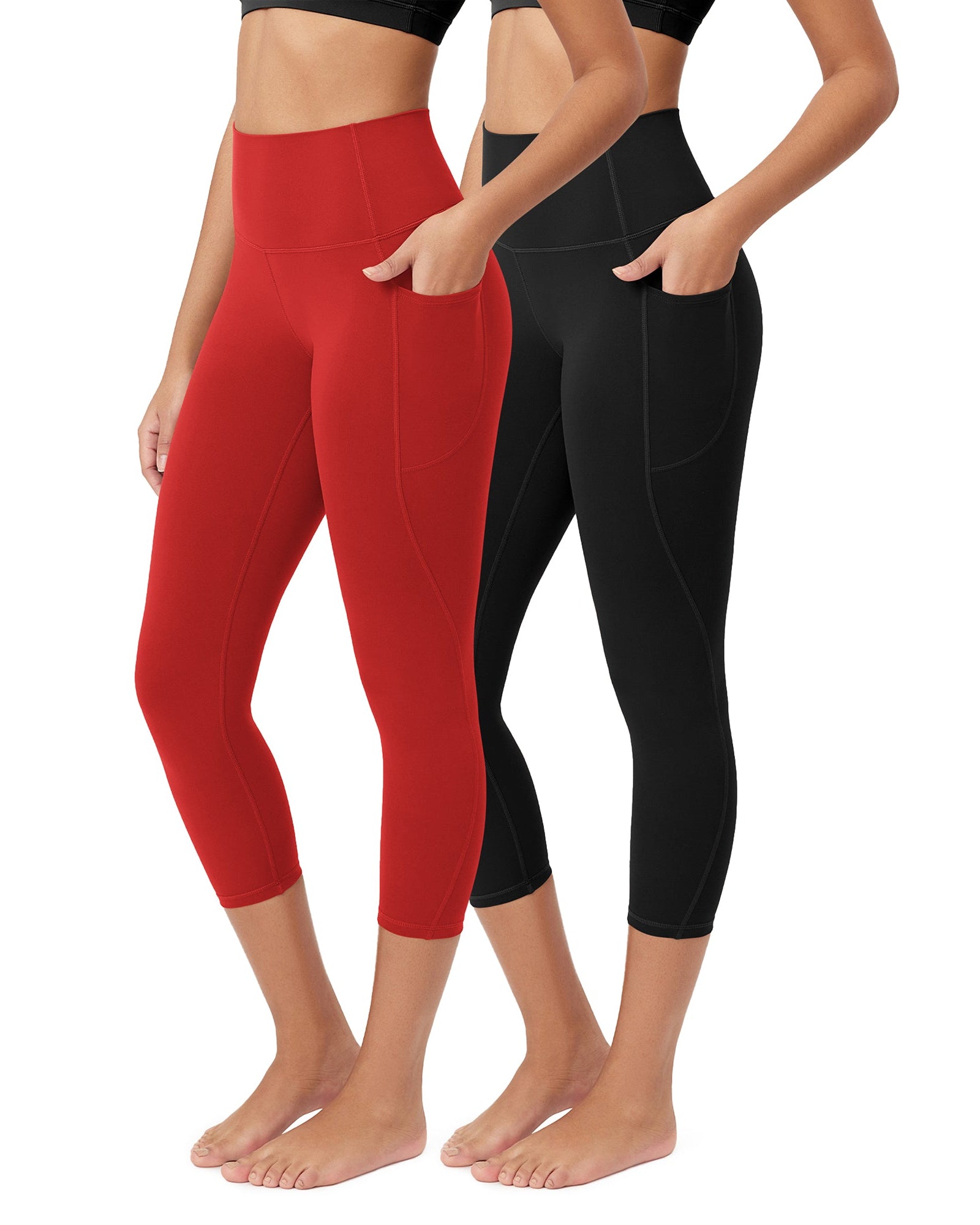 ODCLOUD 2-Pack 23�Buttery Soft Lounge Yoga Leggings with Pockets - ododos