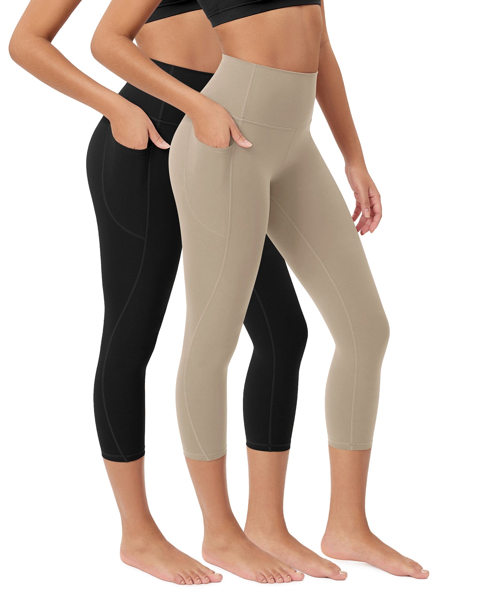 ODCLOUD 2-Pack 23�Buttery Soft Lounge Yoga Leggings with Pockets - ododos