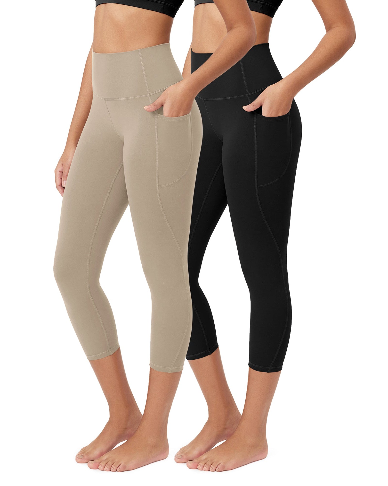 ODCLOUD 2-Pack 23�Buttery Soft Lounge Yoga Leggings with Pockets - ododos