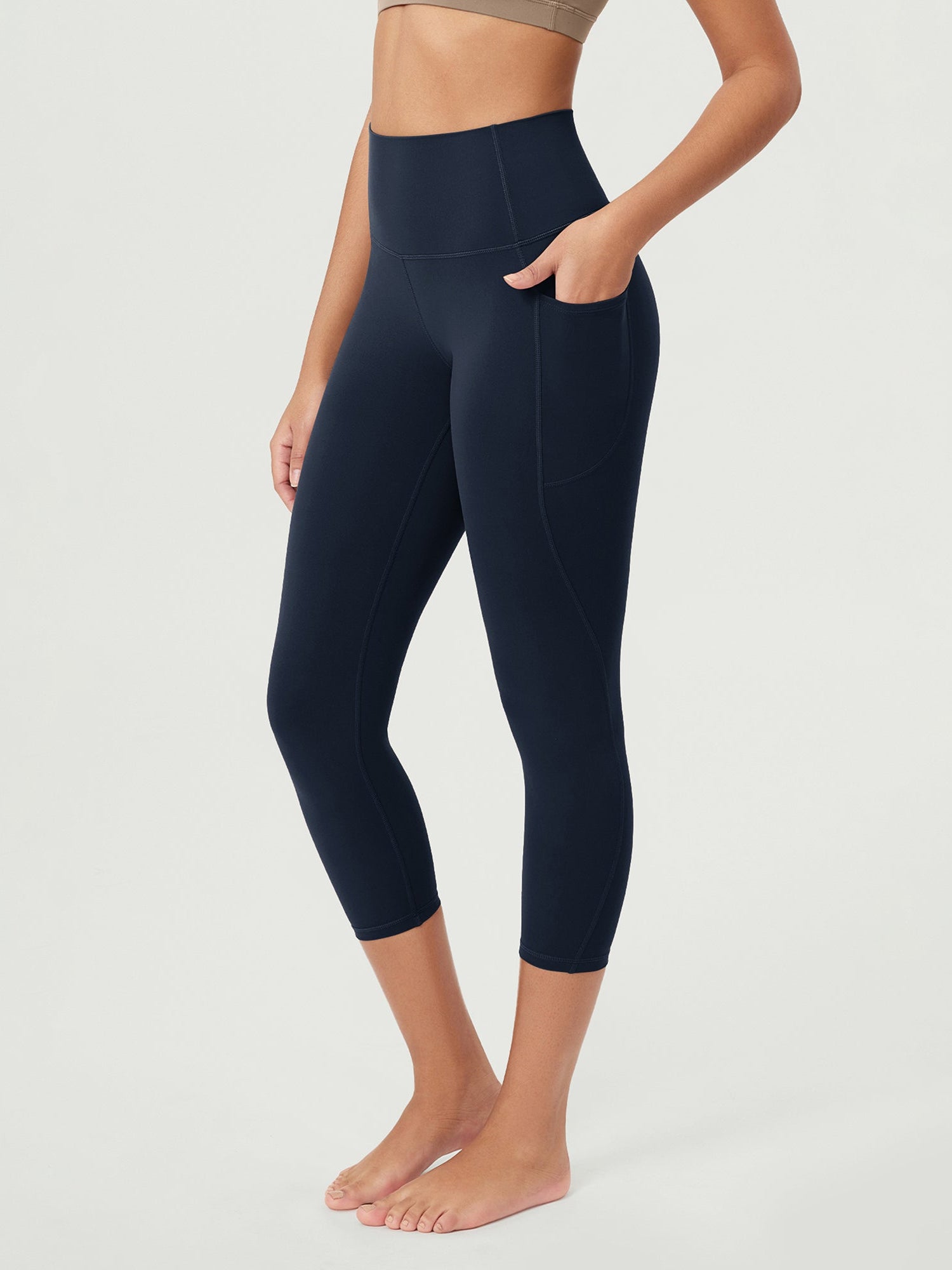 ODCLOUD 23�Buttery Soft Lounge Yoga Leggings with Pockets Deep Navy - ododos