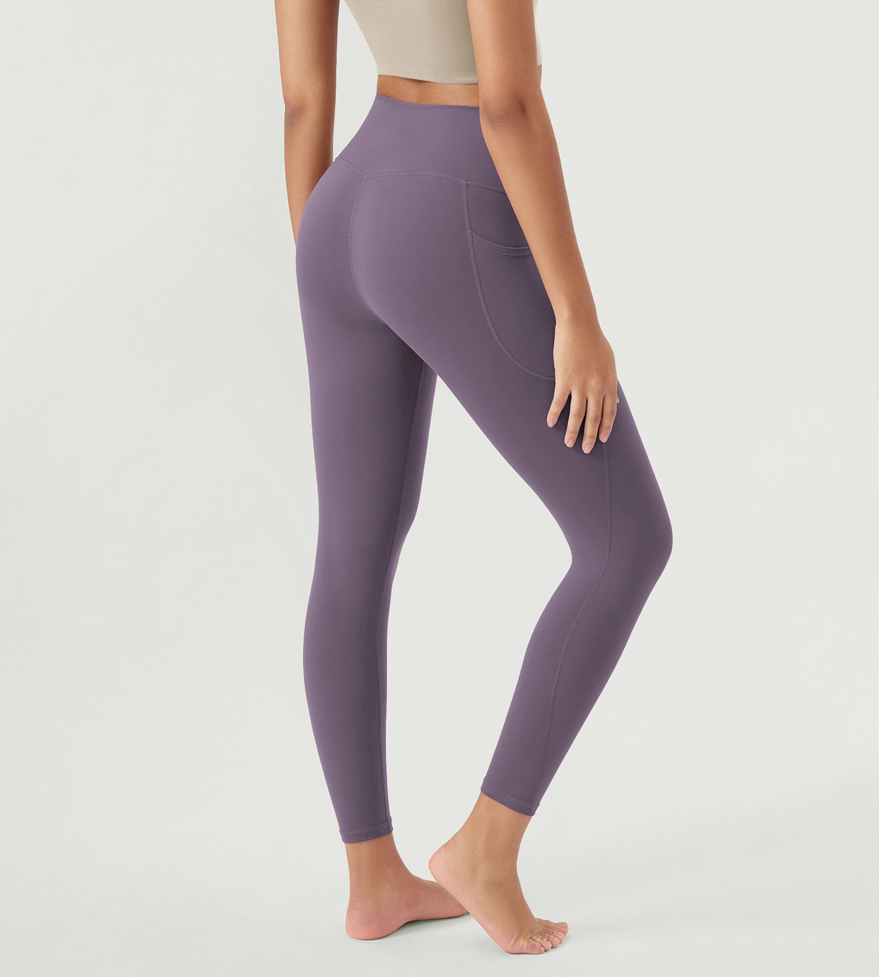 ODCLOUD 2-Pack 25�Buttery Soft Lounge Yoga Leggings with Pockets - ododos