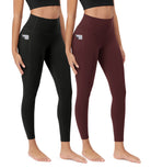 ODCLOUD 2-Pack 25�Buttery Soft Lounge Yoga Leggings with Pockets - ododos