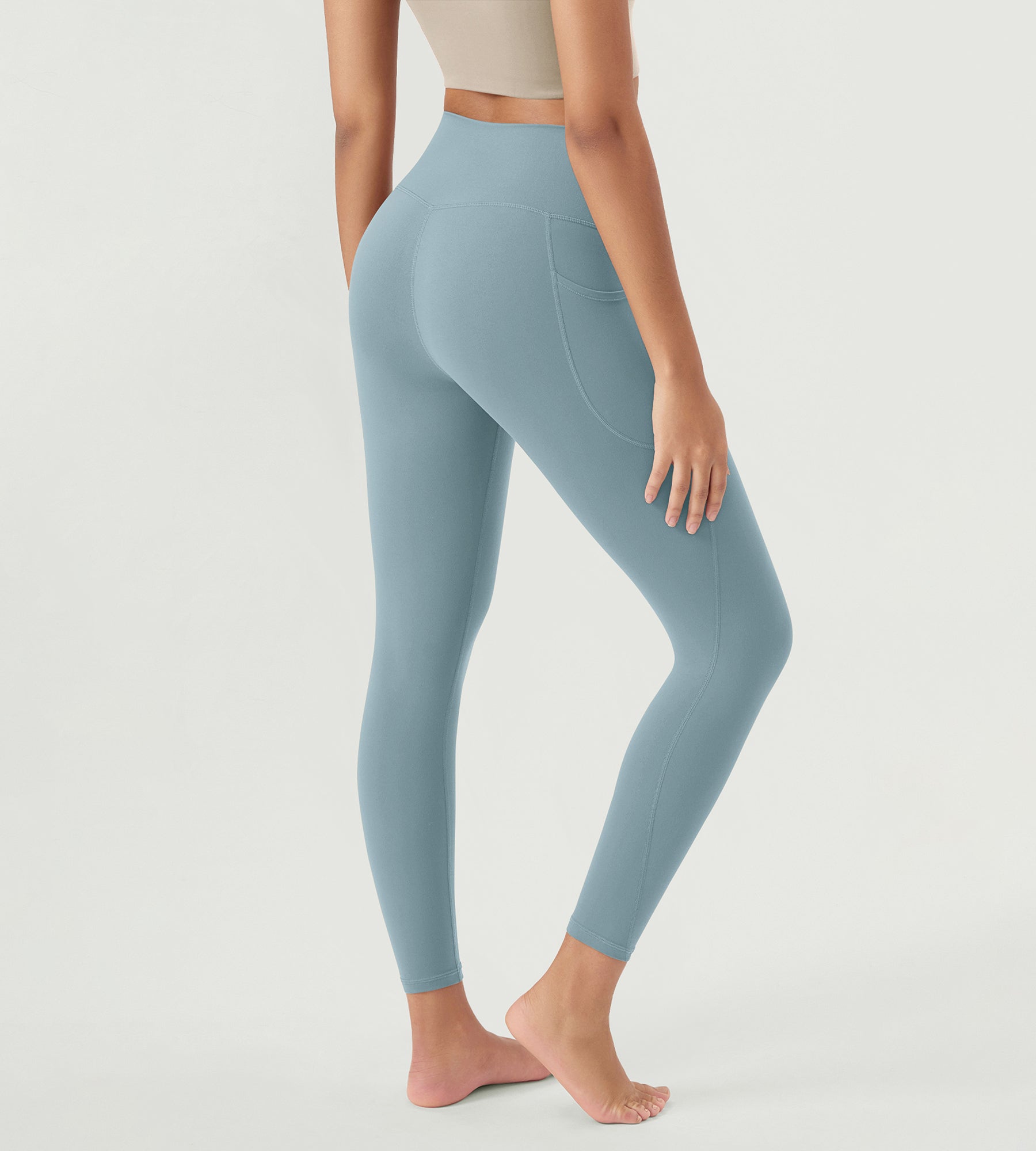 ODCLOUD 2-Pack 25�Buttery Soft Lounge Yoga Leggings with Pockets - ododos