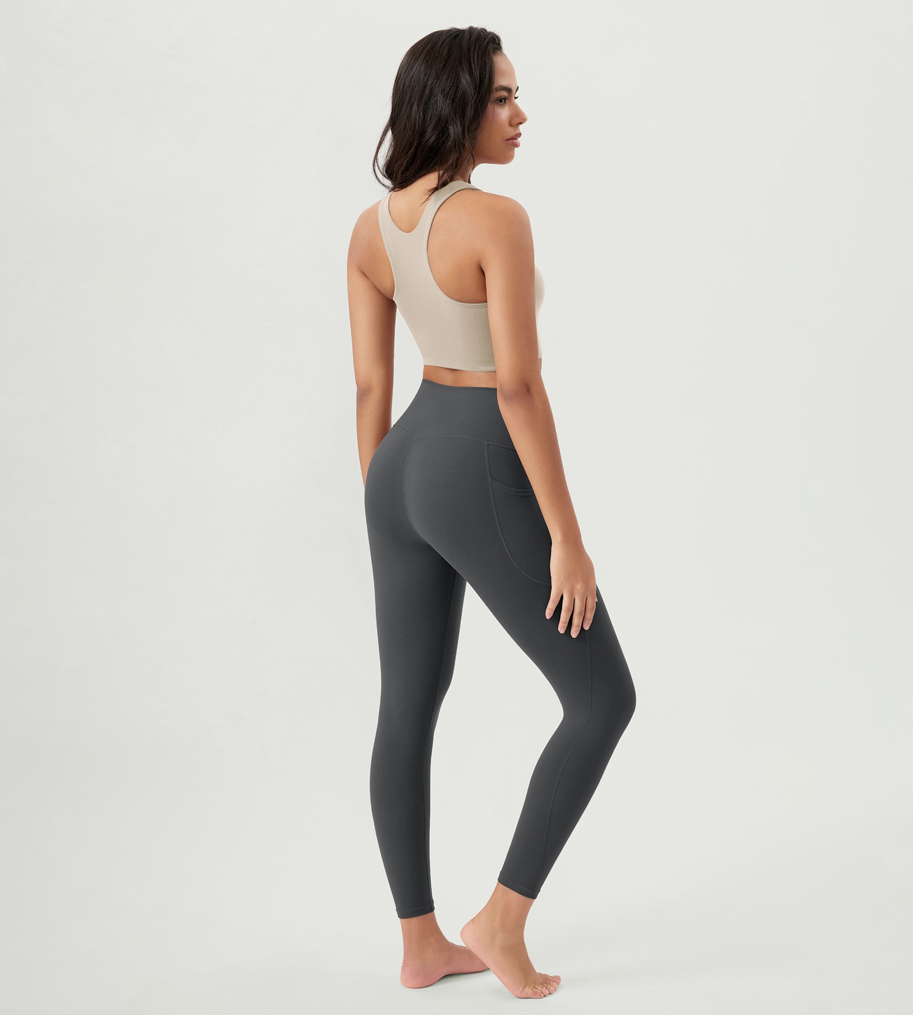 ODCLOUD 2-Pack 25�Buttery Soft Lounge Yoga Leggings with Pockets - ododos