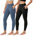 ODCLOUD 2-Pack 25�Buttery Soft Lounge Yoga Leggings with Pockets - ododos