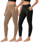 ODCLOUD 2-Pack 25�Buttery Soft Lounge Yoga Leggings with Pockets - ododos