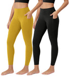 ODCLOUD 2-Pack 25�Buttery Soft Lounge Yoga Leggings with Pockets - ododos
