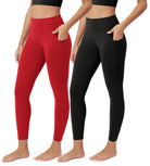 ODCLOUD 2-Pack 25�Buttery Soft Lounge Yoga Leggings with Pockets - ododos