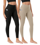 ODCLOUD 2-Pack 25�Buttery Soft Lounge Yoga Leggings with Pockets - ododos
