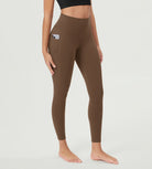 ODCLOUD 25�Buttery Soft Lounge Yoga Leggings with Pockets Brunette - ododos