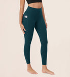 ODCLOUD 25�Buttery Soft Lounge Yoga Leggings with Pockets Forest Teal - ododos