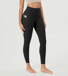 ODCLOUD 25�Buttery Soft Lounge Yoga Leggings with Pockets Onyx Black Grey - ododos