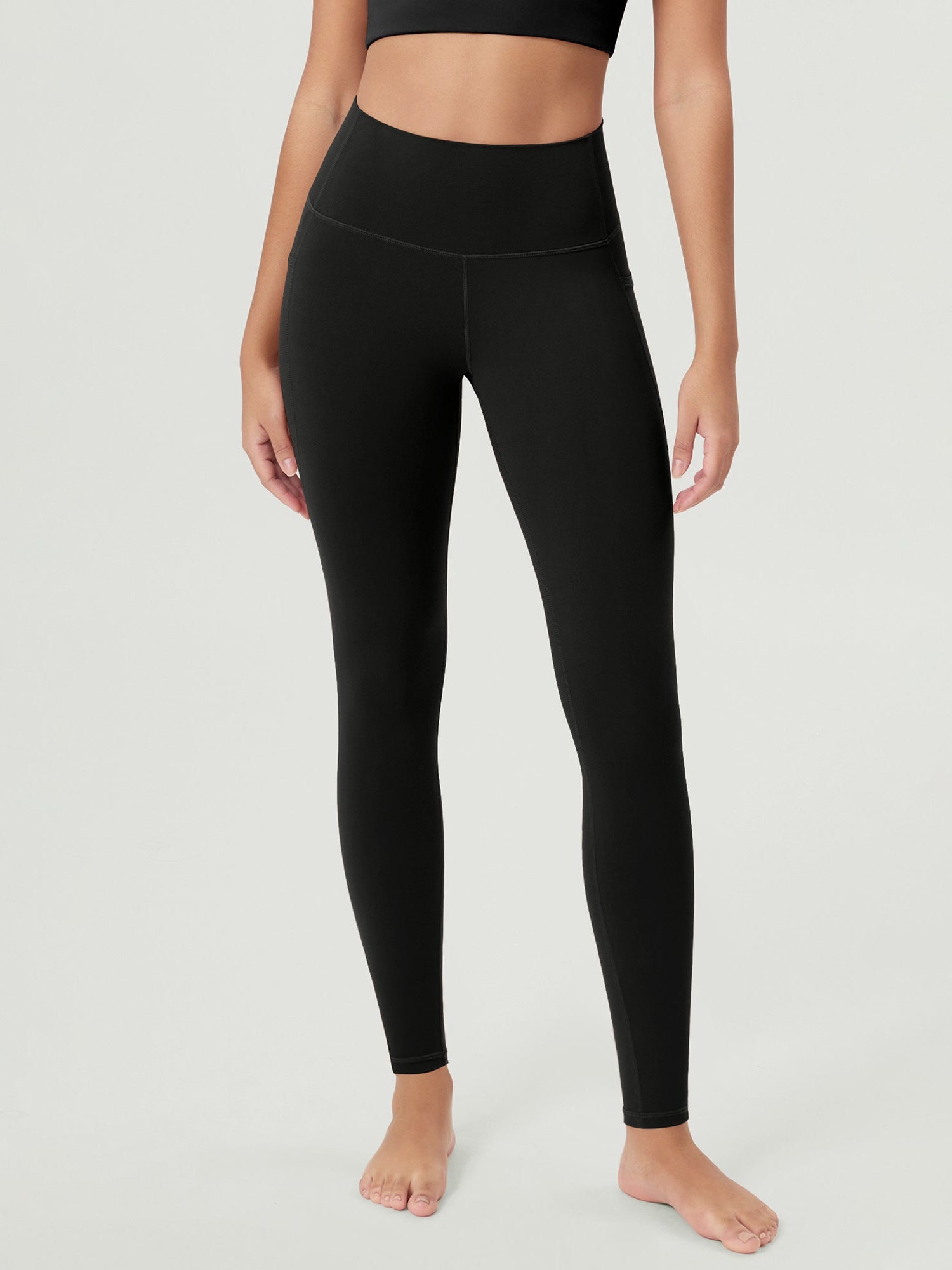 ODCLOUD 28�Buttery Soft Lounge Yoga Leggings with Pockets Black - ododos