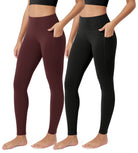 ODCLOUD 2-Pack 28�Buttery Soft Lounge Yoga Leggings with Pockets - ododos