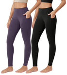 ODCLOUD 2-Pack 28�Buttery Soft Lounge Yoga Leggings with Pockets - ododos