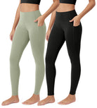 ODCLOUD 2-Pack 28�Buttery Soft Lounge Yoga Leggings with Pockets - ododos