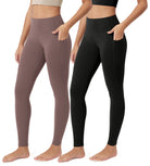 ODCLOUD 2-Pack 28�Buttery Soft Lounge Yoga Leggings with Pockets - ododos