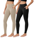 ODCLOUD 2-Pack 28�Buttery Soft Lounge Yoga Leggings with Pockets - ododos