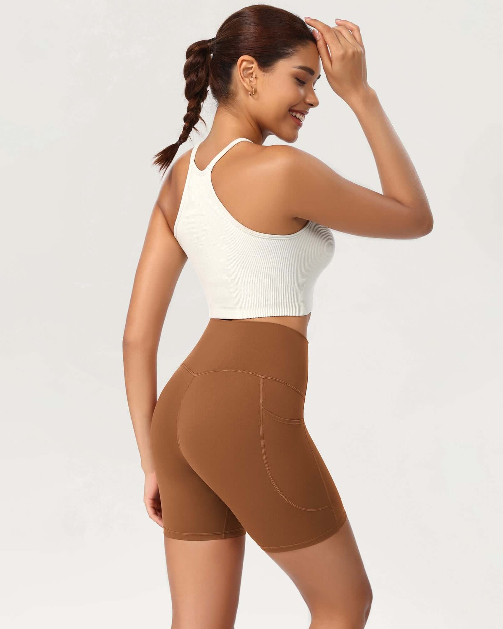ODCLOUD 6 High Waist Lounge Yoga Shorts - ododos