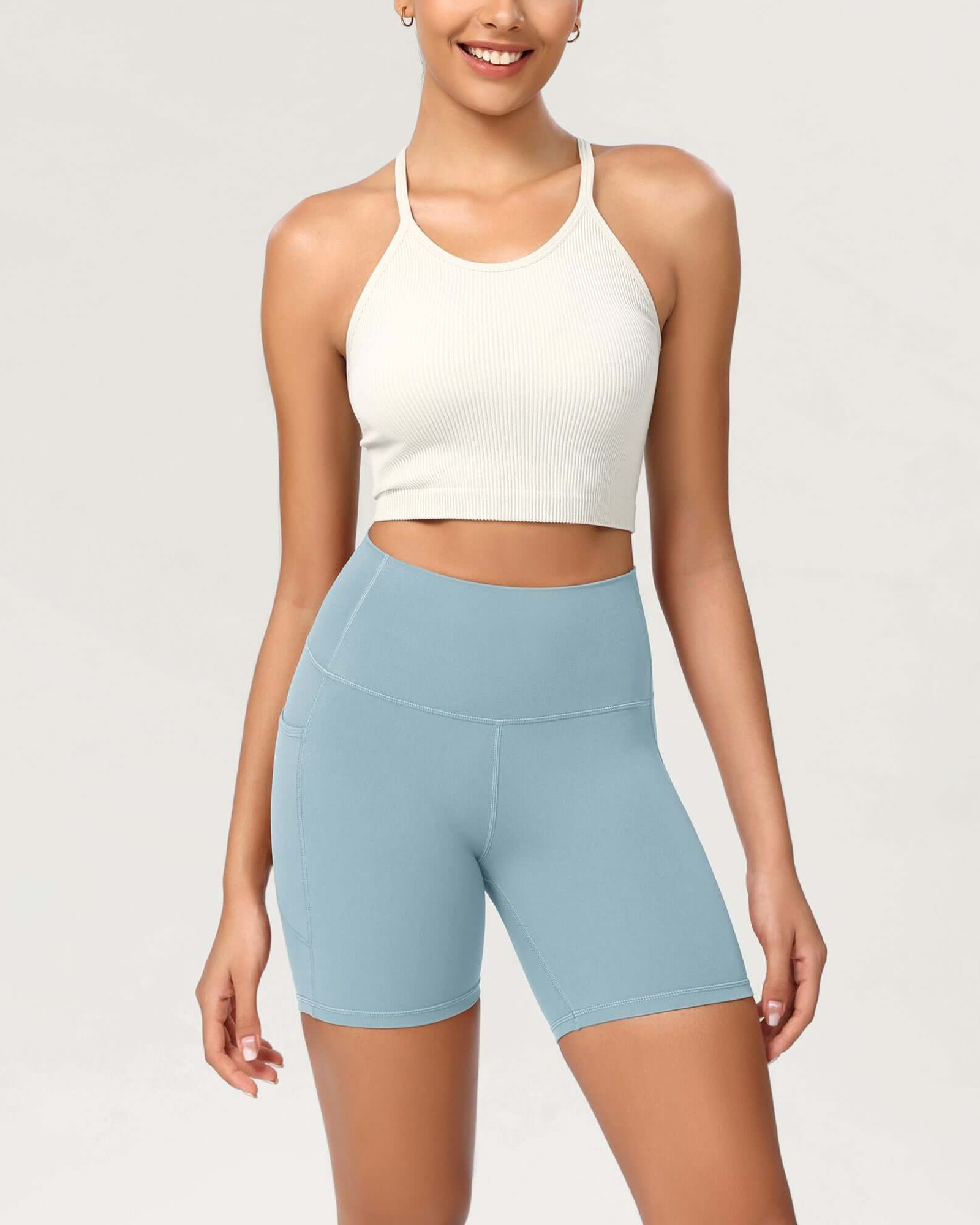 ODCLOUD 6 High Waist Lounge Yoga Shorts - ododos