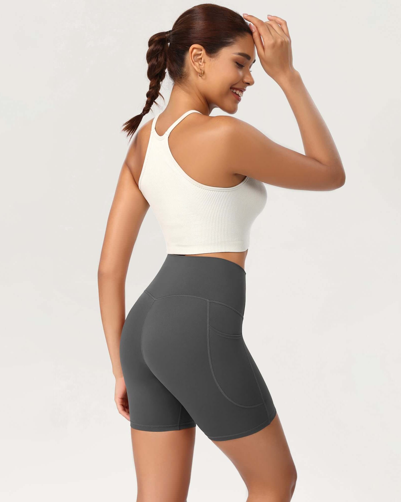 ODCLOUD 6 High Waist Lounge Yoga Shorts - ododos