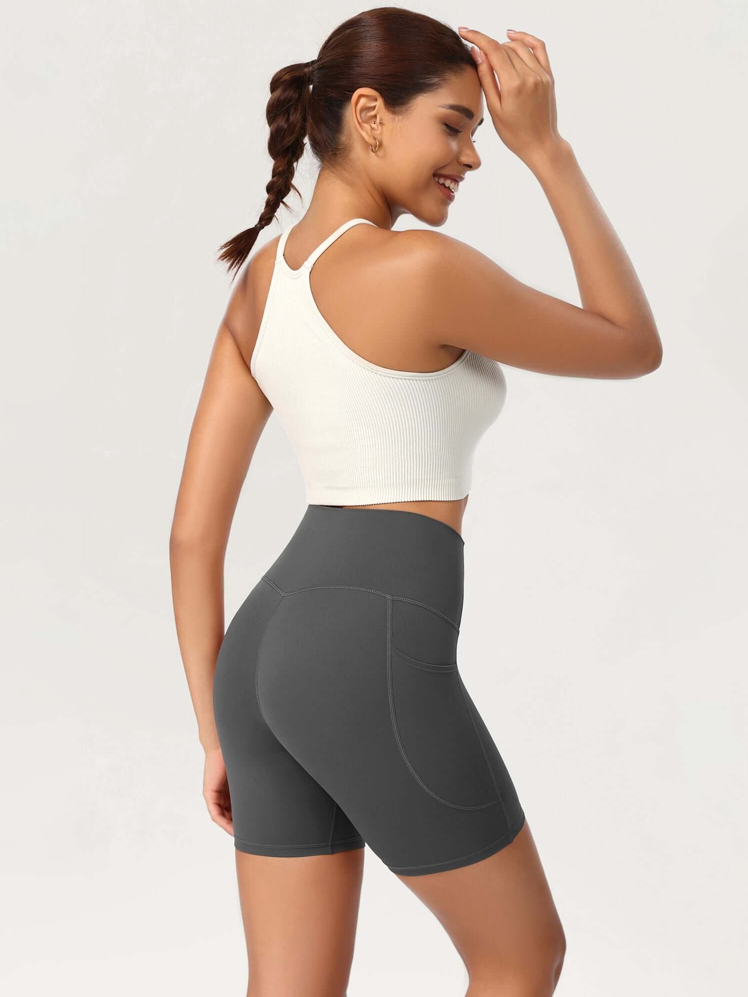 ODCLOUD 6 High Waist Lounge Yoga Shorts - ododos
