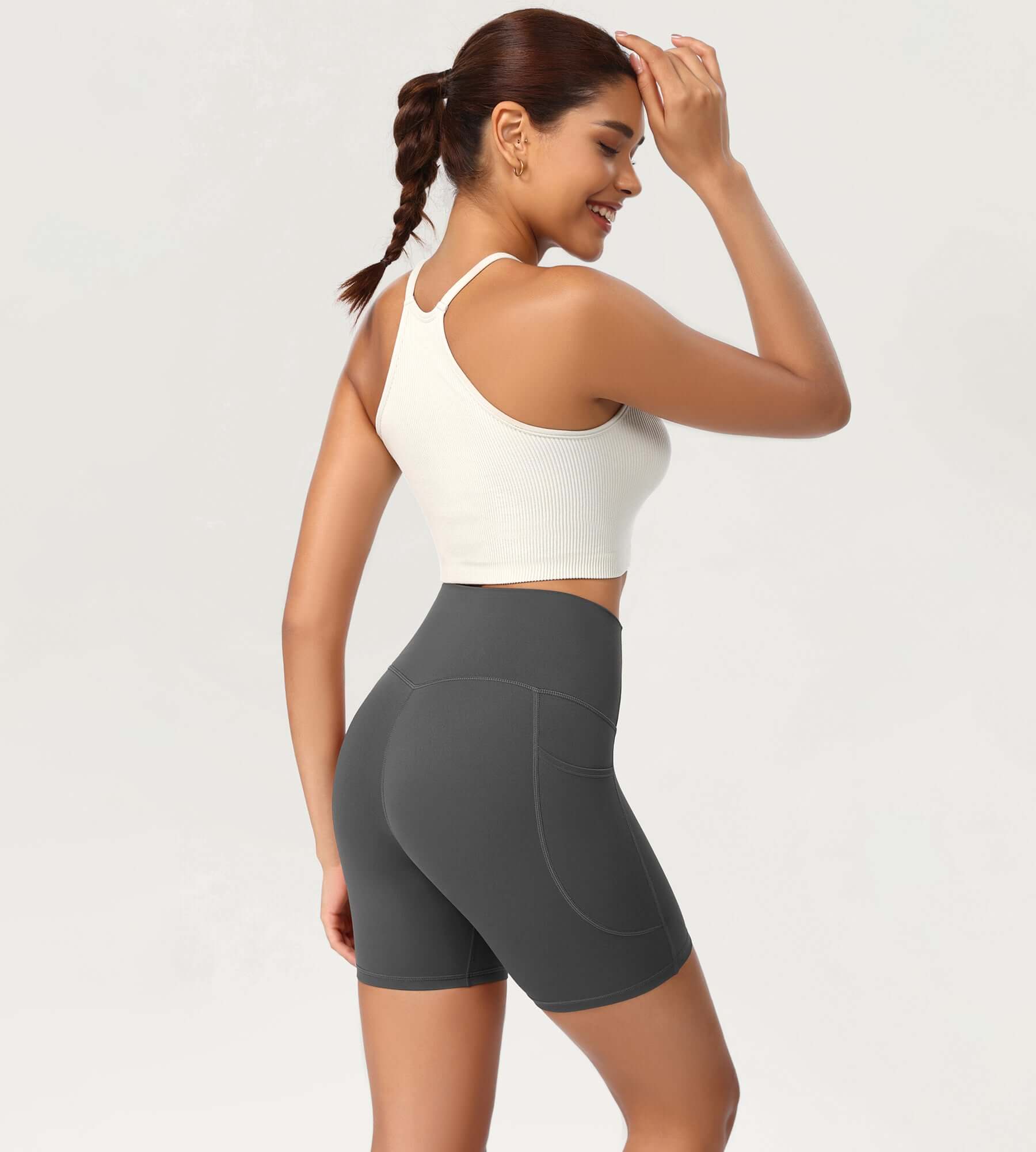 ODCLOUD 6 High Waist Lounge Yoga Shorts - ododos