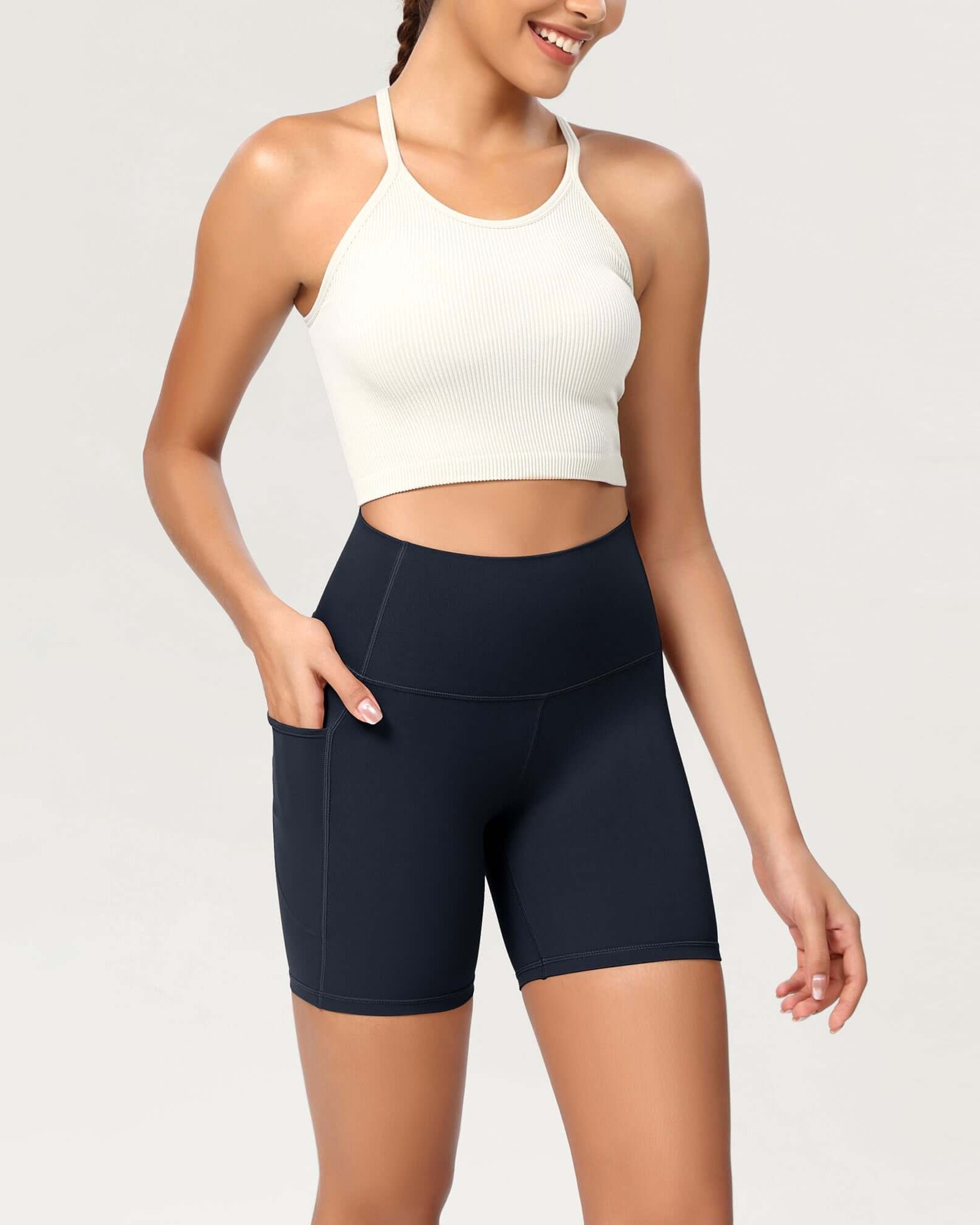 ODCLOUD 6 High Waist Lounge Yoga Shorts - ododos
