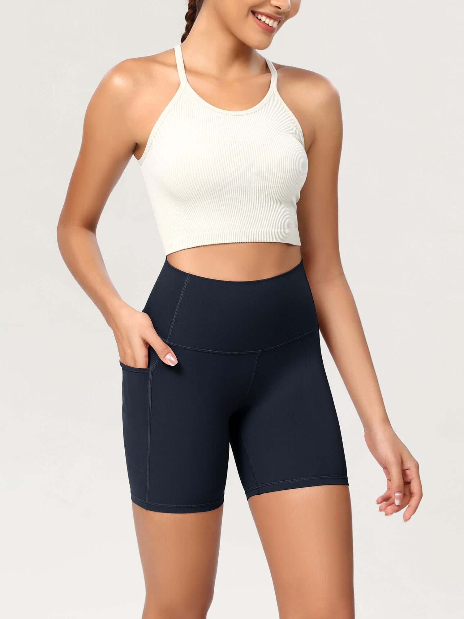 ODCLOUD 6 High Waist Lounge Yoga Shorts - ododos