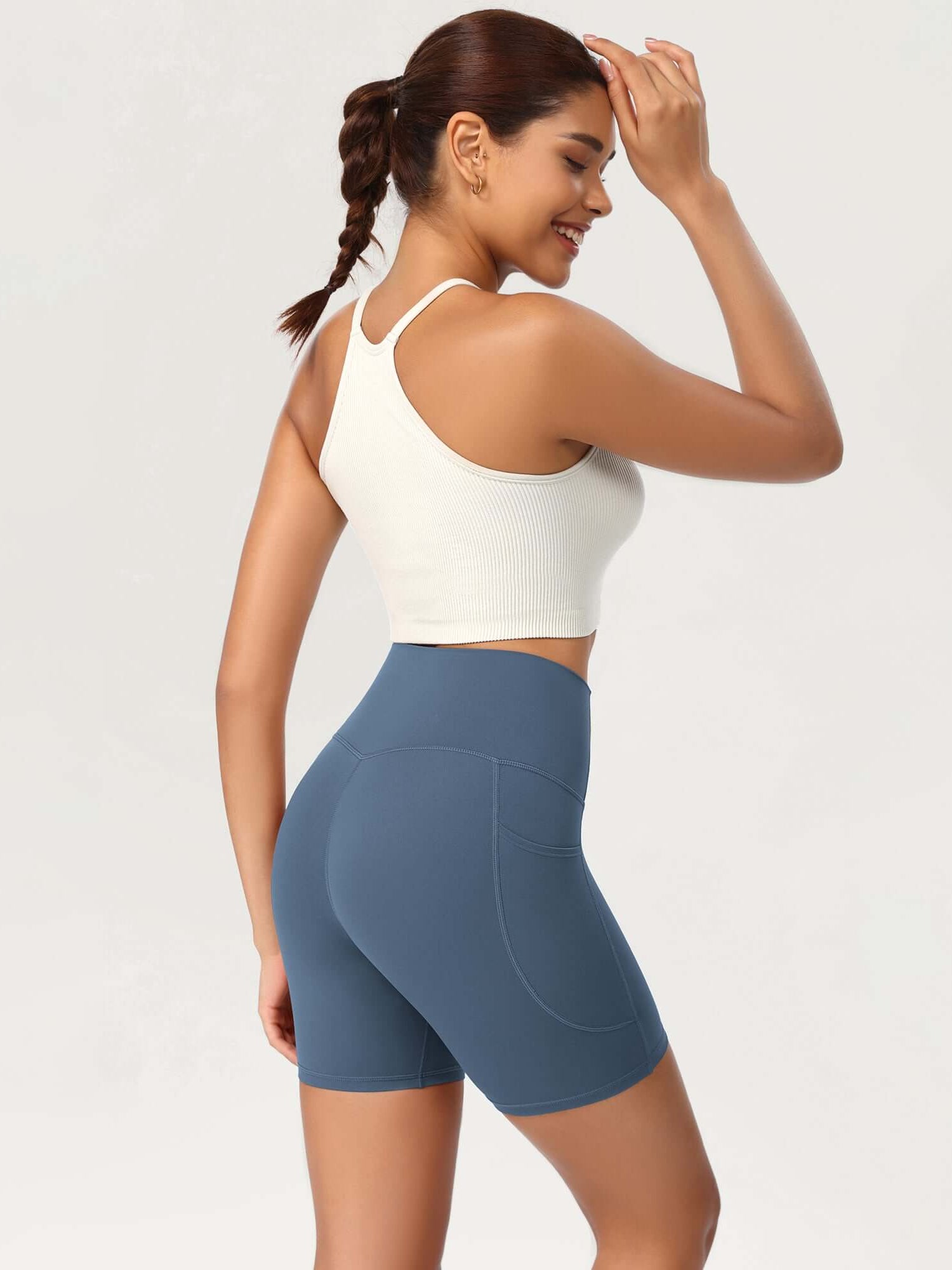 ODCLOUD 6 High Waist Lounge Yoga Shorts - ododos