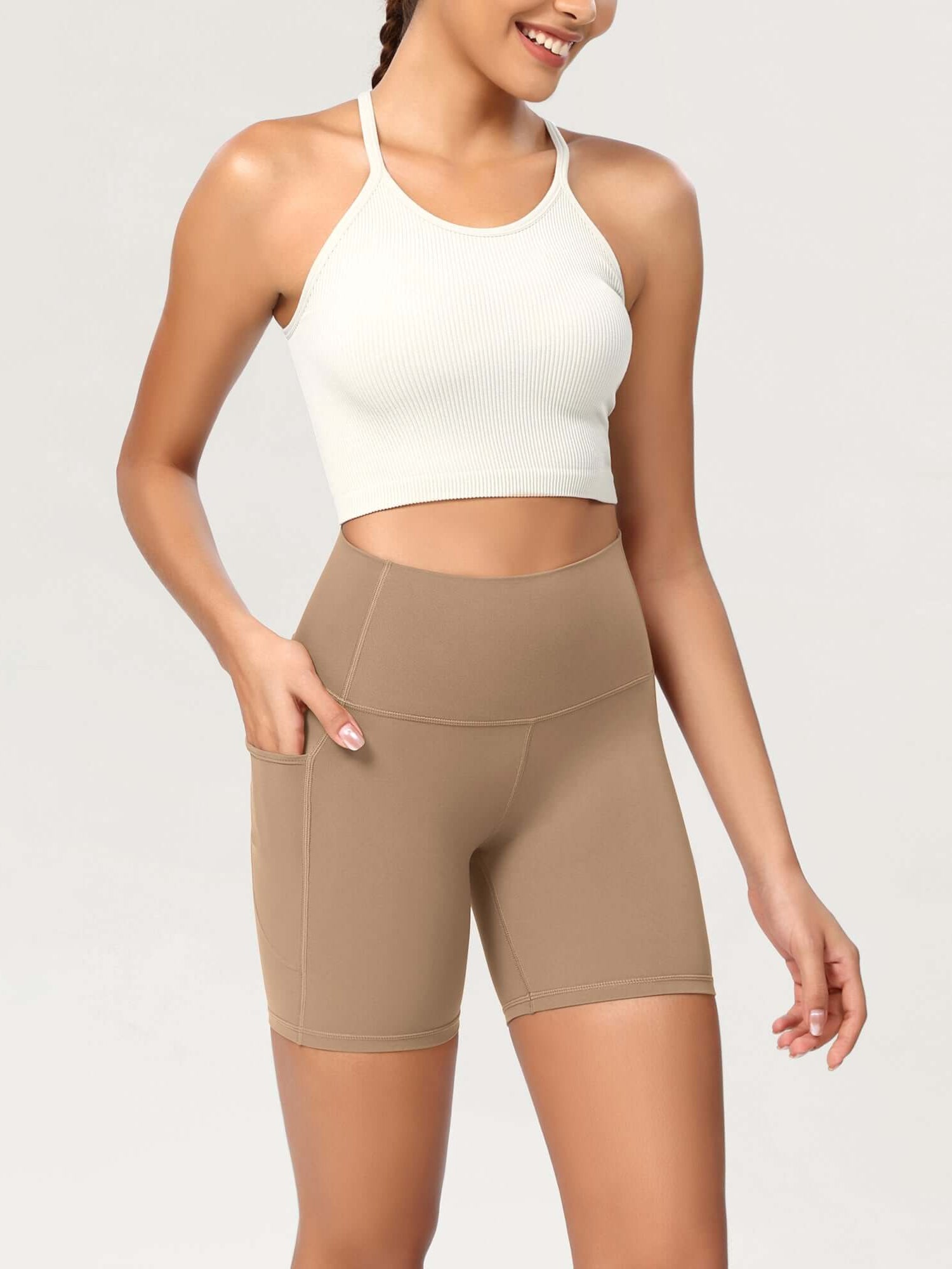 ODCLOUD 6 High Waist Lounge Yoga Shorts - ododos