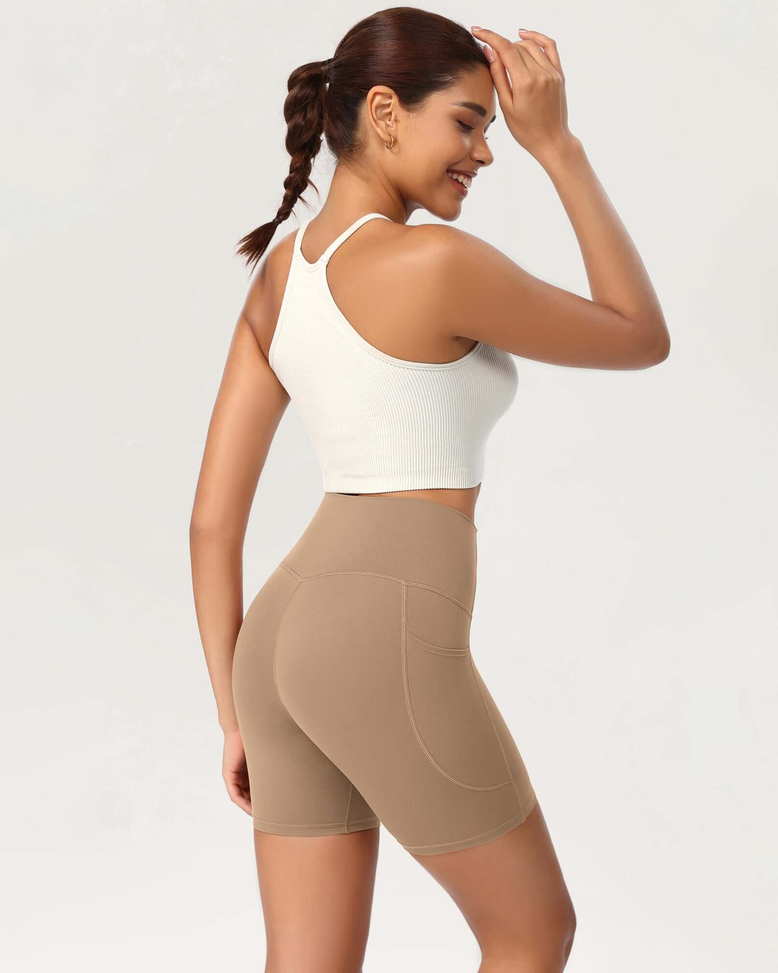 ODCLOUD 6 High Waist Lounge Yoga Shorts - ododos