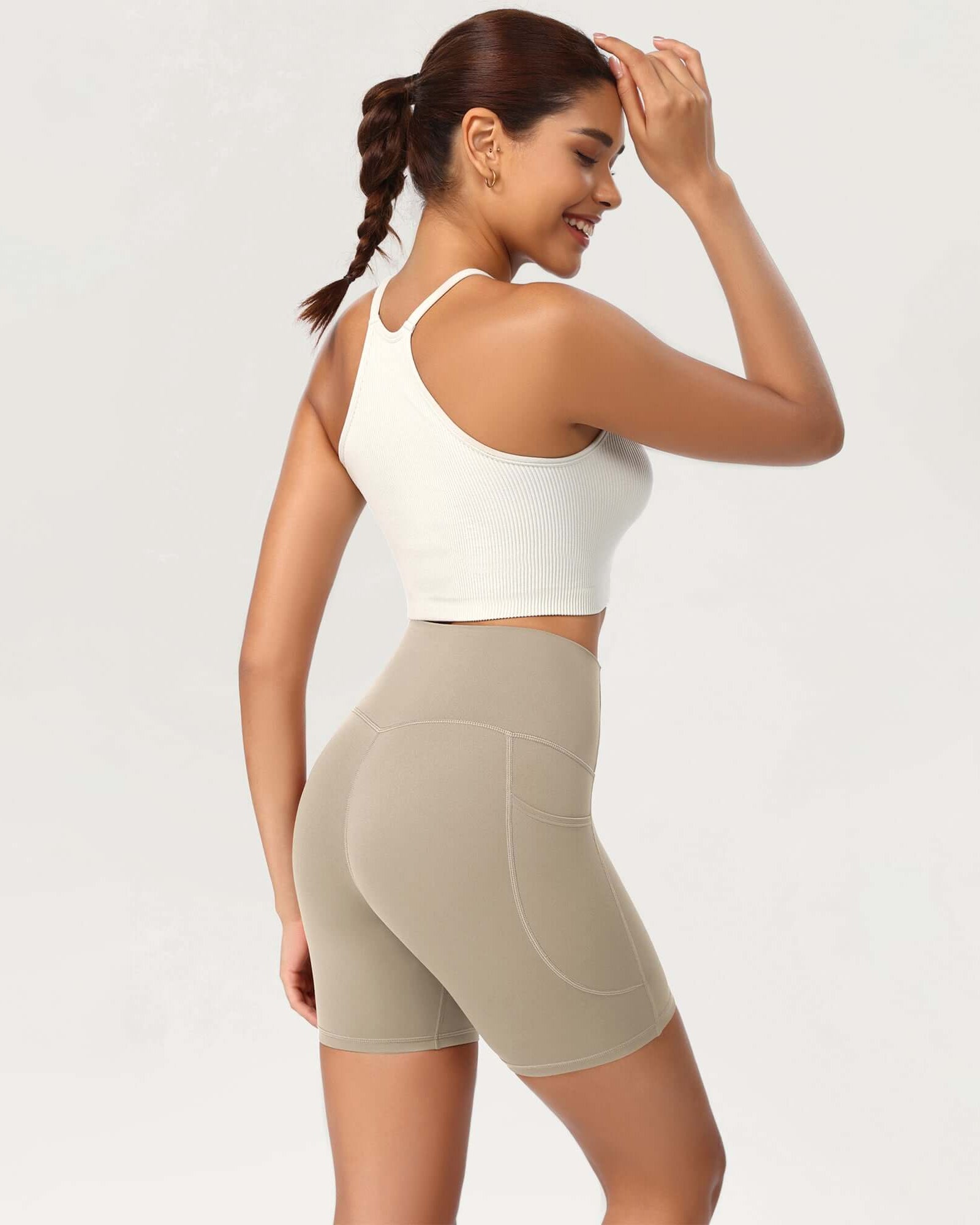 ODCLOUD 6 High Waist Lounge Yoga Shorts - ododos